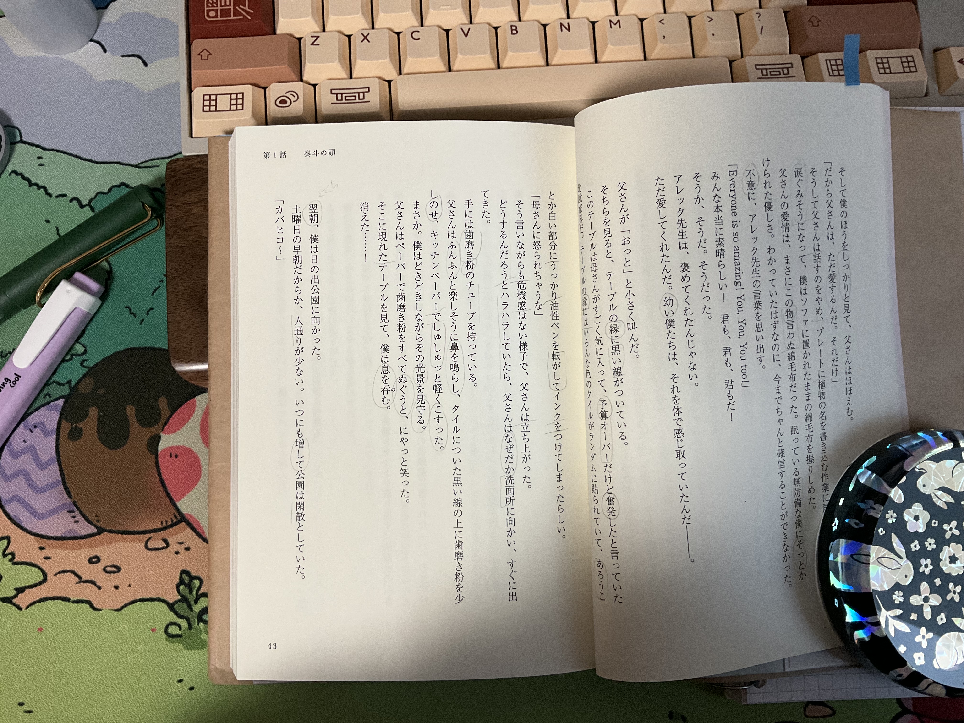 photo of my japanese study today